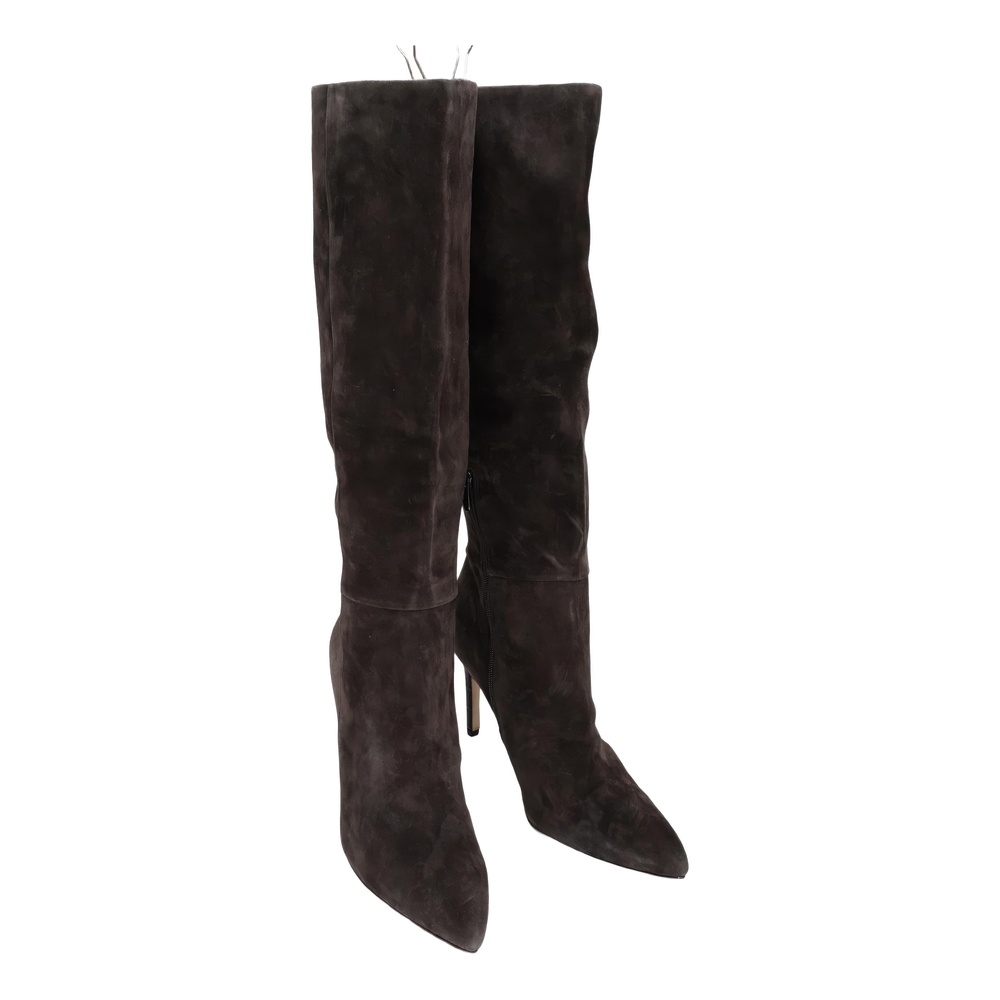 Nine West Richy Tall Dark Brown Dress Boots Size 12M